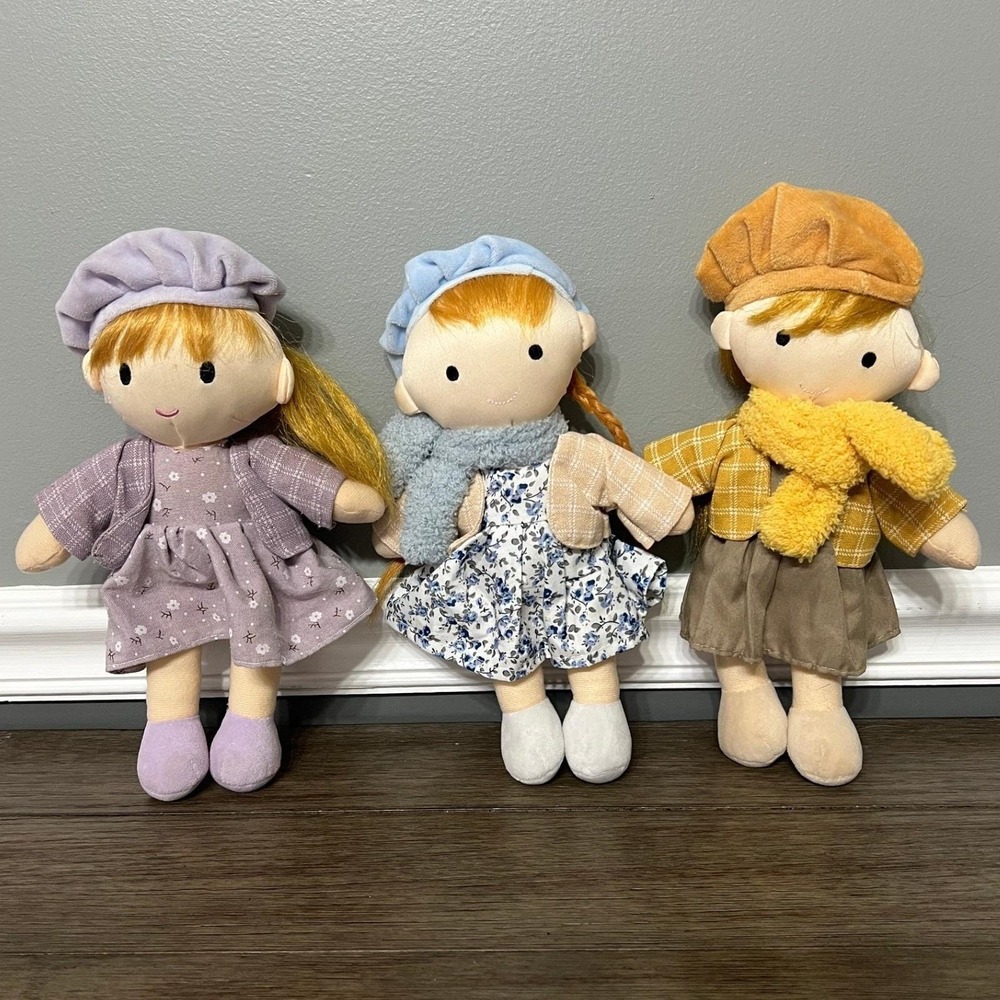Handmade Plush Doll‎ Set of 3